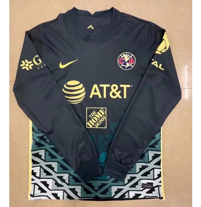 2021/22 Club America Long Sleeve Away Kit Soccer Jersey